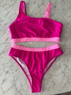 Esprlia Pink Women's Bikini- Bright Pink